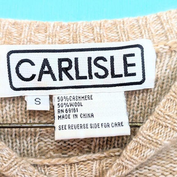 Vintage Cashmere % Wool Carlisle Sweater - Picture 3 of 3